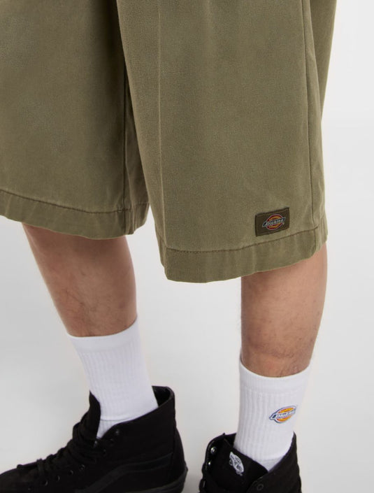 Dickies Men's Unionville 13 Inch Work Shorts Military Green DK0A4Z83MGR