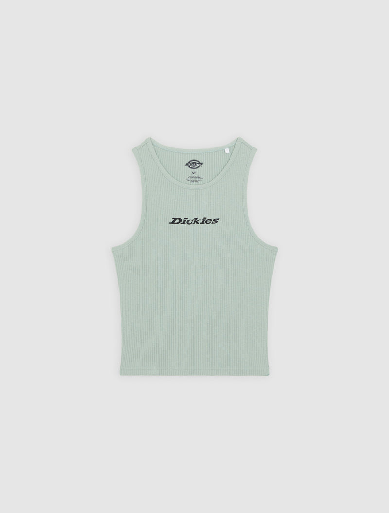 Load image into Gallery viewer, Dickies Women&#39;s Rib Top T-Shirt Light Blue DK0A4Z8NK361
