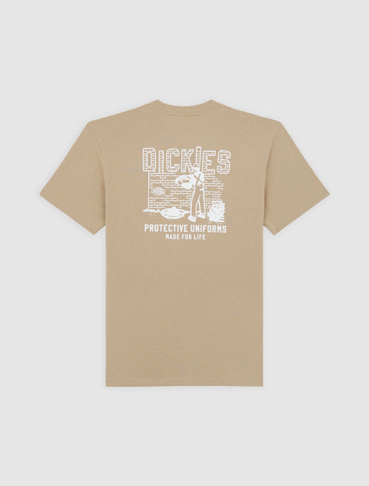Dickies Men's Bricklane T-Shirt Desert Sand DK0A4Z8R0DS1