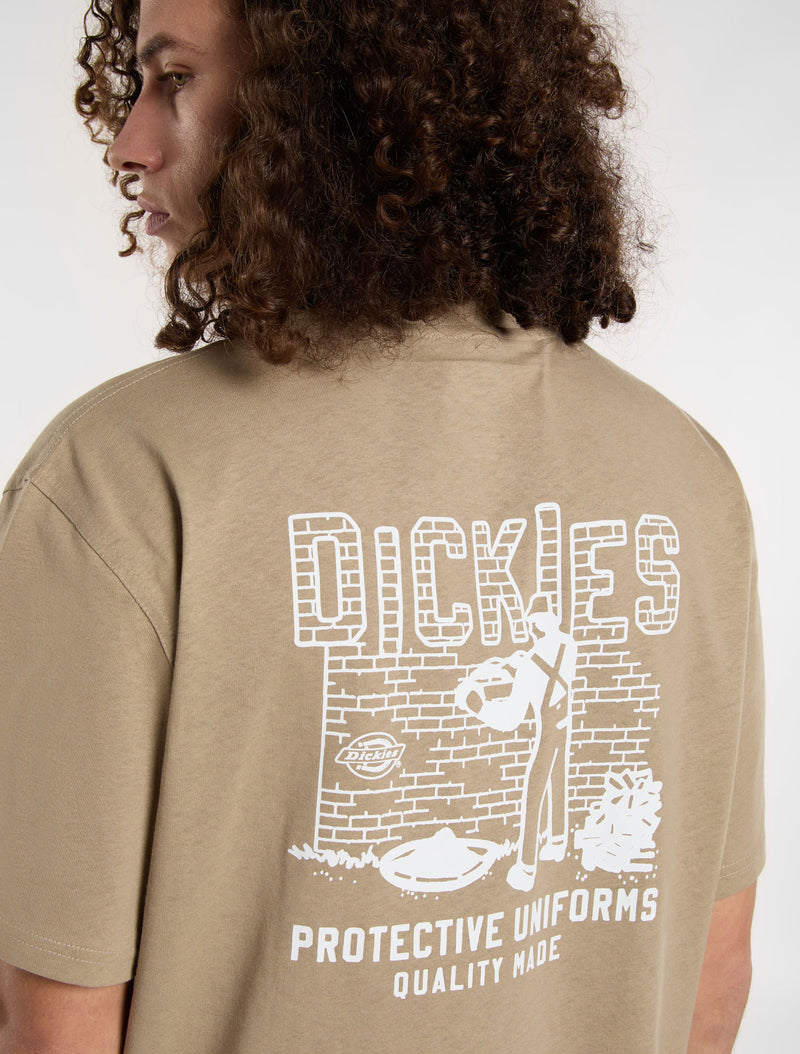 Load image into Gallery viewer, Dickies Men&#39;s Bricklane T-Shirt Desert Sand DK0A4Z8R0DS1
