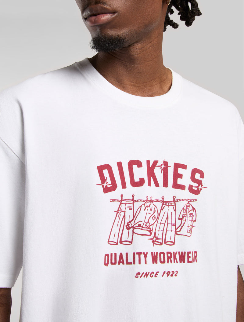 Load image into Gallery viewer, Dickied Men&#39;s Laundry Boxy T-Shirt White DK0A4Z970WH
