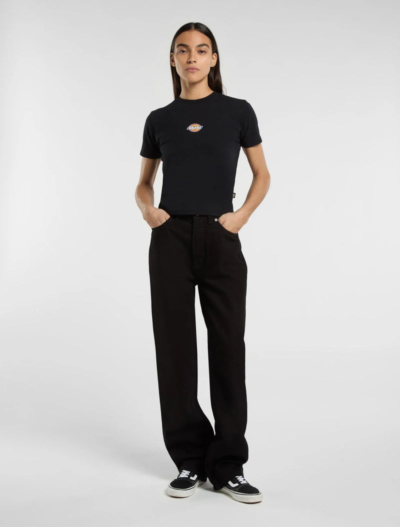 Load image into Gallery viewer, Dickies Women's Maple Valley Regular T-Shirt Black DK0A4ZAOBLK
