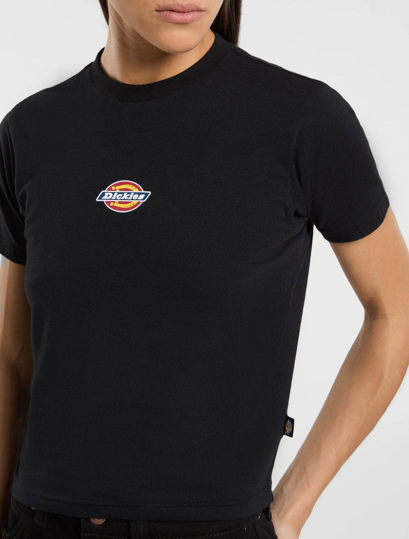 Load image into Gallery viewer, Dickies Women's Maple Valley Regular T-Shirt Black DK0A4ZAOBLK
