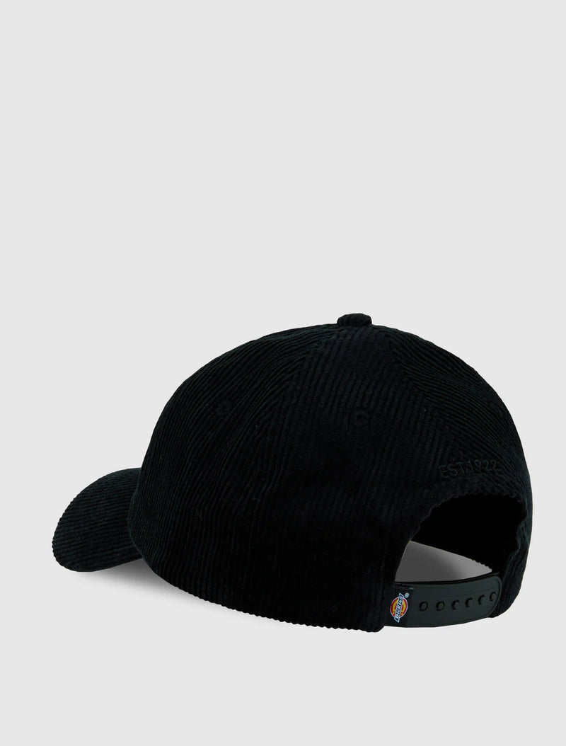 Load image into Gallery viewer, Dickies Unisex Hardwick Cord Baseball Cap Black DK0A4ZAYBLK
