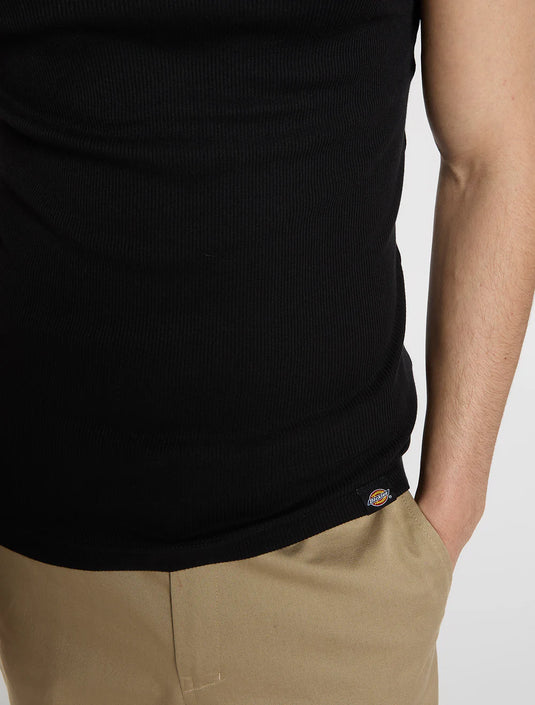 Dickies Men's Amsterdam Tops (3 Pack) Black DK0A4ZB2BLK