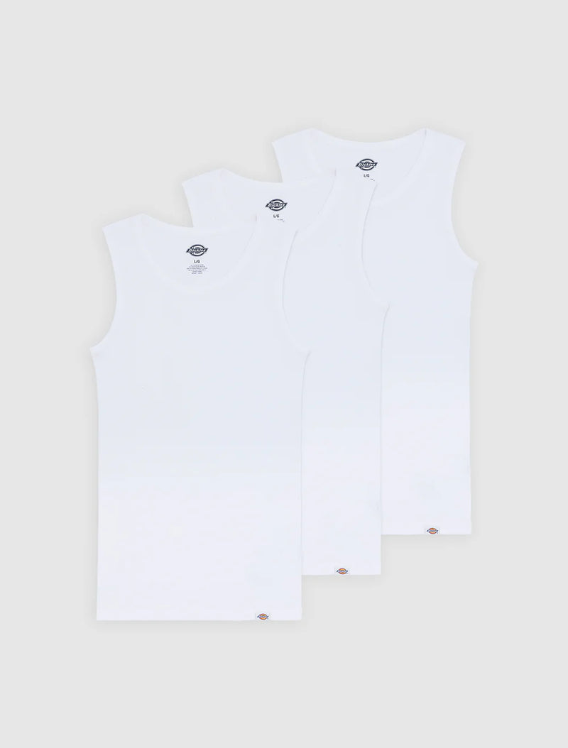 Load image into Gallery viewer, Dickies Men's Amsterdam Tops (3 Pack) White DK0A4ZB2WHX
