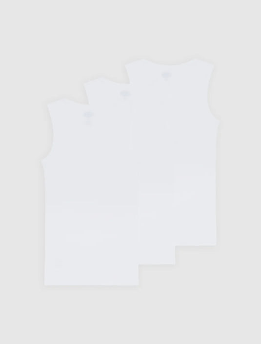 Dickies Men's Amsterdam Tops (3 Pack) White DK0A4ZB2WHX