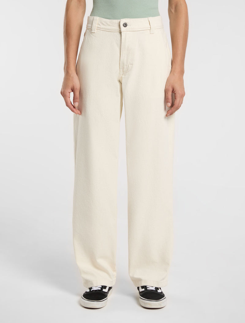 Load image into Gallery viewer, Dickies Women&#39;s Stevensville Carpenter Ecru DK0A863SECR1

