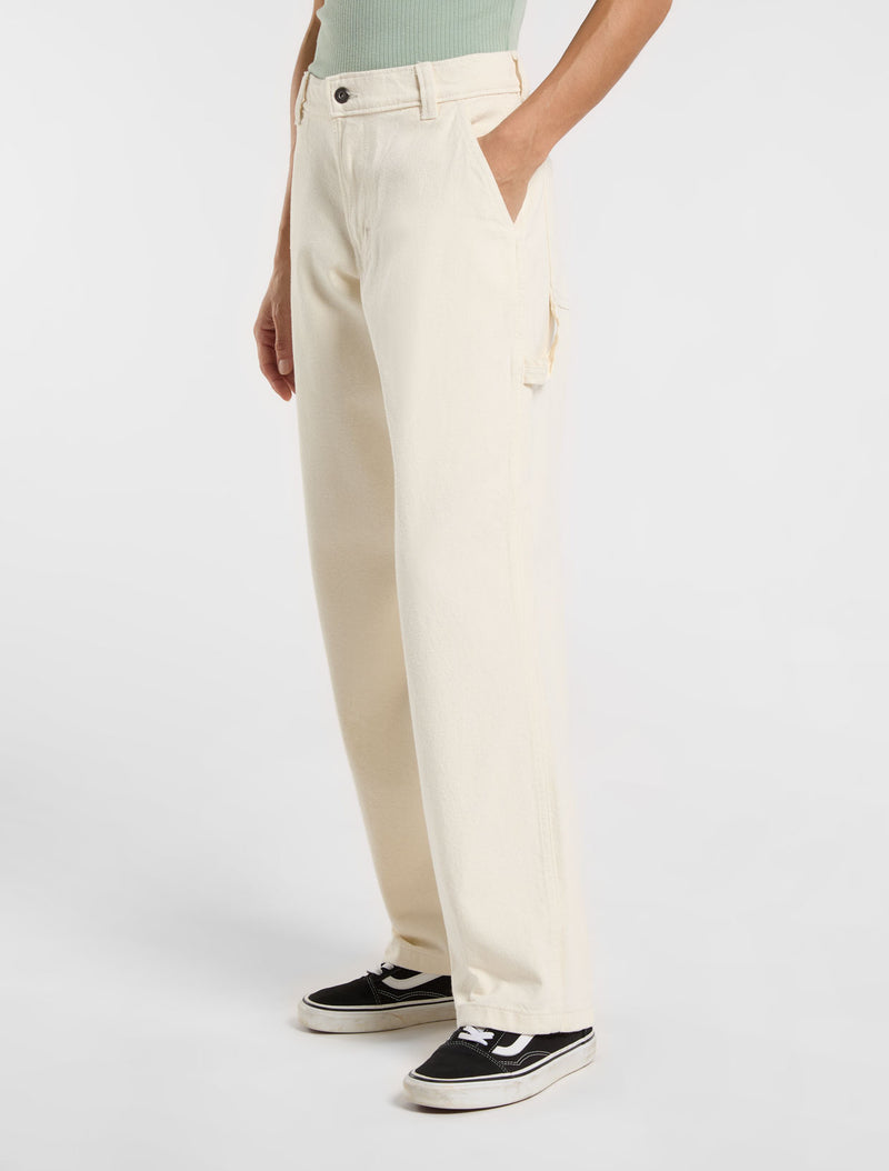 Load image into Gallery viewer, Dickies Women&#39;s Stevensville Carpenter Ecru DK0A863SECR1
