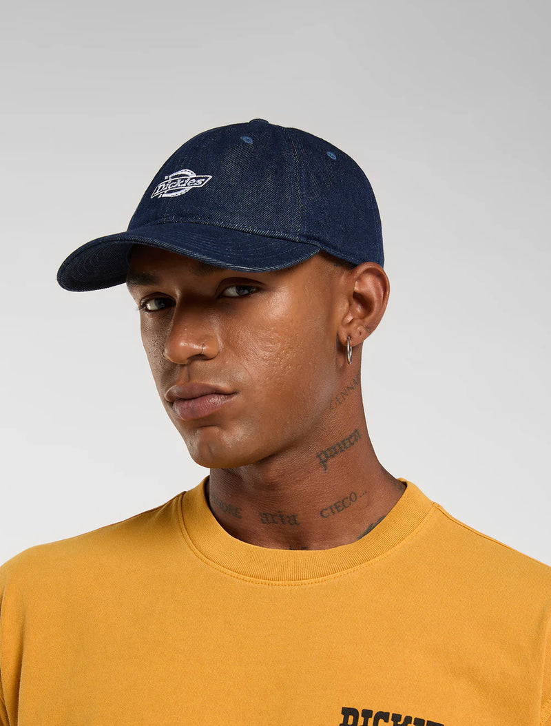 Load image into Gallery viewer, Dickies Unisex Denim Dad Baseball Cap Classic Blue DK0A867HCLB
