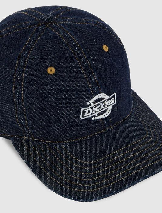 Dickies Unisex Denim Dad Baseball Cap Rinsed DK0A867HRIN