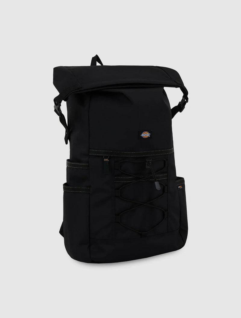 Load image into Gallery viewer, Dickies Unisex Ashville Utility Roll Top Backpack Black DK0A87MXBLK
