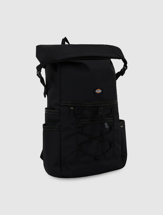 Dickies Unisex Ashville Utility Roll Top Backpack Black DK0A87MXBLK