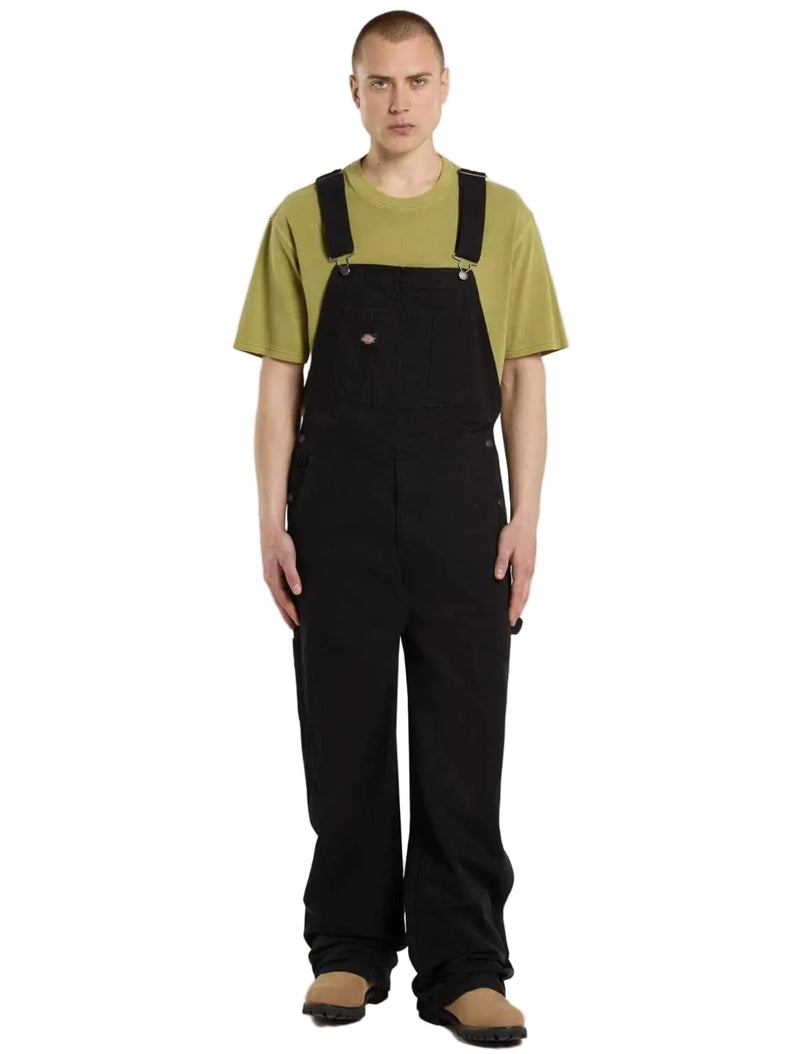 Load image into Gallery viewer, Dickies Men's Loose Canvas Bib Black DK0A87N6BLK
