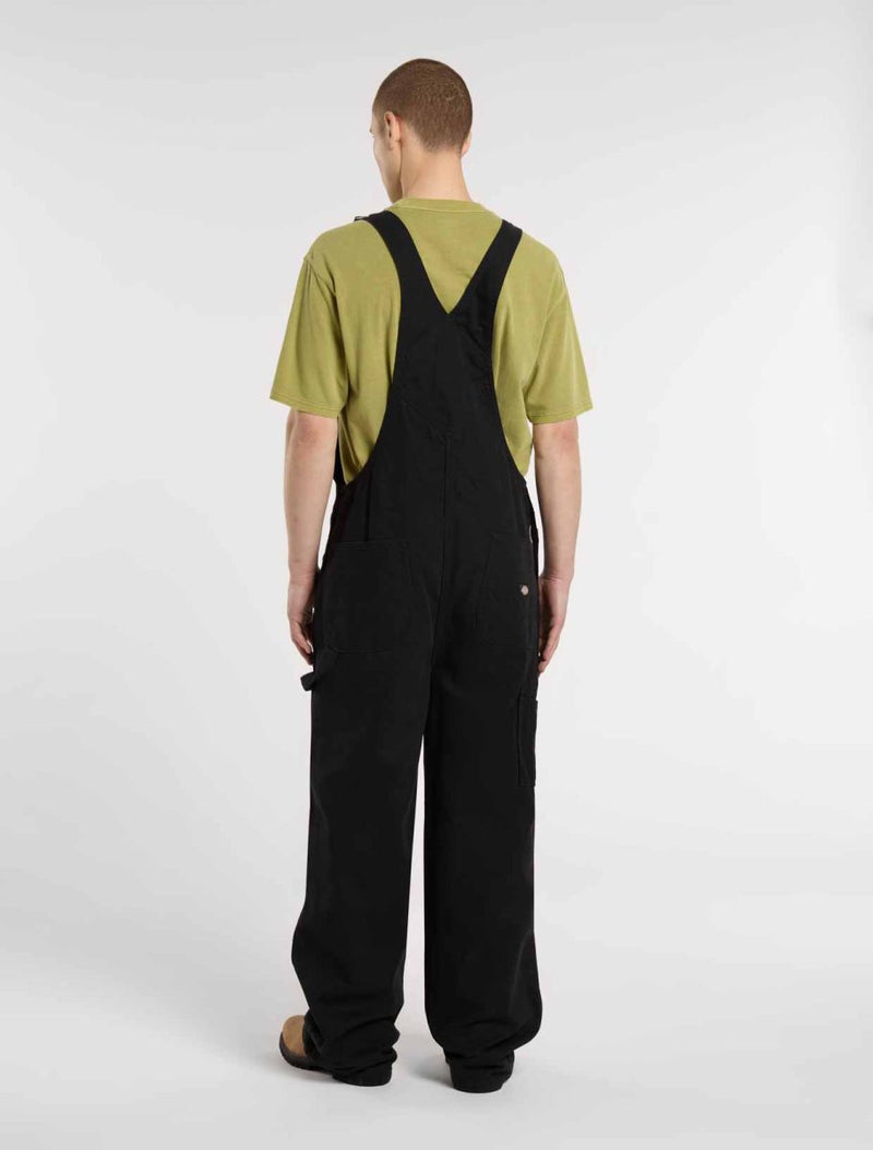Load image into Gallery viewer, Dickies Men&#39;s Loose Canvas Bib Black DK0A87N6BLK
