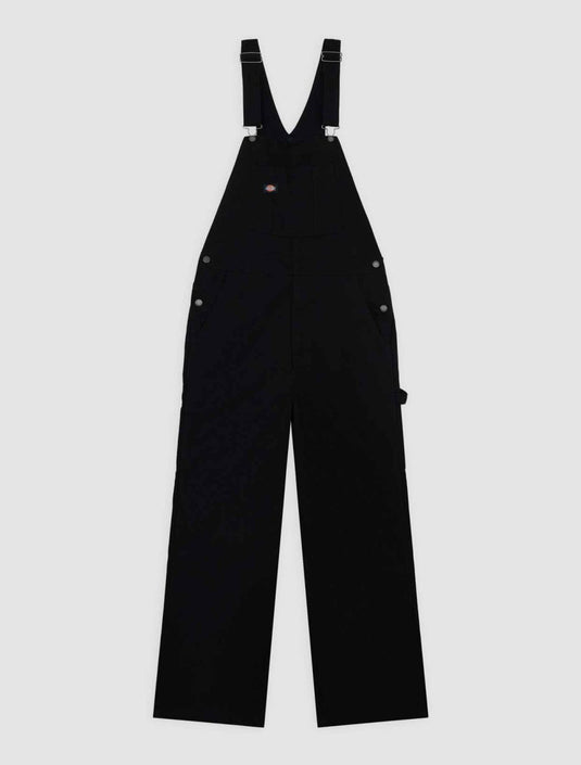 Dickies Men's Loose Canvas Bib Black DK0A87N6BLK