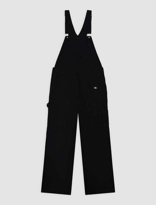 Dickies Men's Loose Canvas Bib Black DK0A87N6BLK