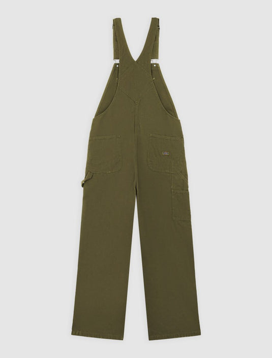 Dickies Men's Loose Canvas Bib Military Green DK0A87N6MGR