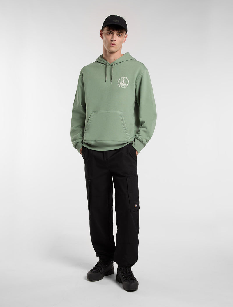 Load image into Gallery viewer, Dickies Men&#39;s Parrotsville Pullover Hoodie Olive Green DK0A87NRL19
