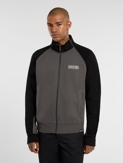 Dickies Men's Bolivar Full-Zip Sweatshirt Black DK0A87NTBLK