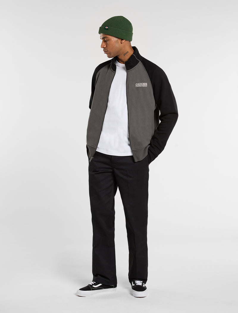 Load image into Gallery viewer, Dickies Men&#39;s Bolivar Full-Zip Sweatshirt Black DK0A87NTBLK
