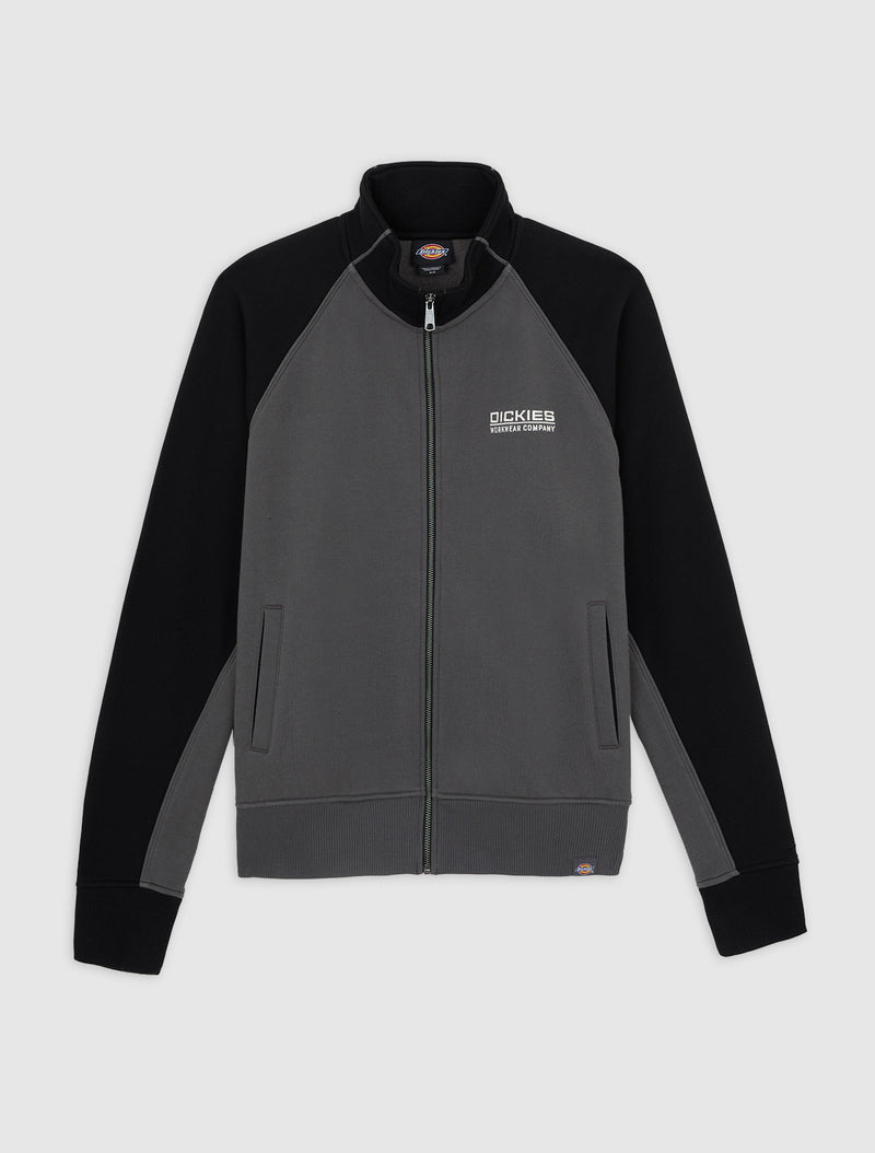 Load image into Gallery viewer, Dickies Men&#39;s Bolivar Full-Zip Sweatshirt Black DK0A87NTBLK
