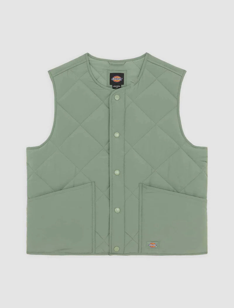 Load image into Gallery viewer, Dickies Men&#39;s Samburg Liner Vest Olive Green DK0A8708L19
