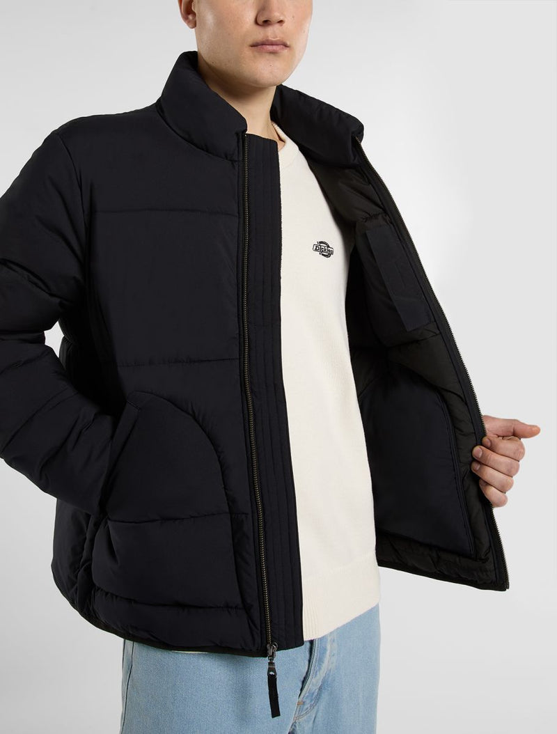 Load image into Gallery viewer, Dickies Men&#39;s Summerdale Puffer Jacket Black DK0A870GBLK
