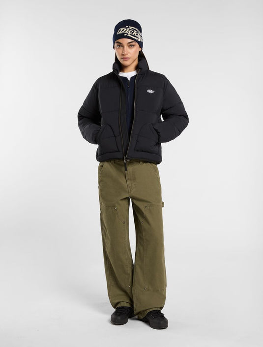 Dickies Women's Summerdale Puffer Jacket Black DK0A870JBLK