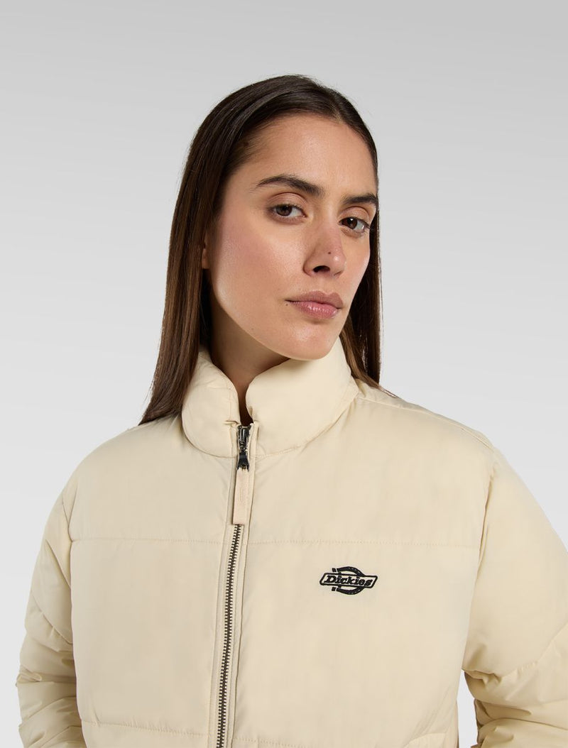 Load image into Gallery viewer, Dickies Women&#39;s Summerdale Puffer Jacket Desert Sand DK0A870JL17
