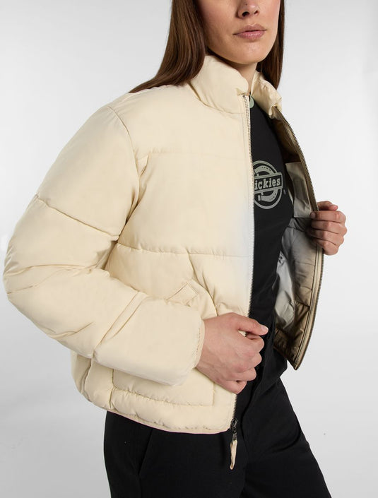 Dickies Women's Summerdale Puffer Jacket Desert Sand DK0A870JL17