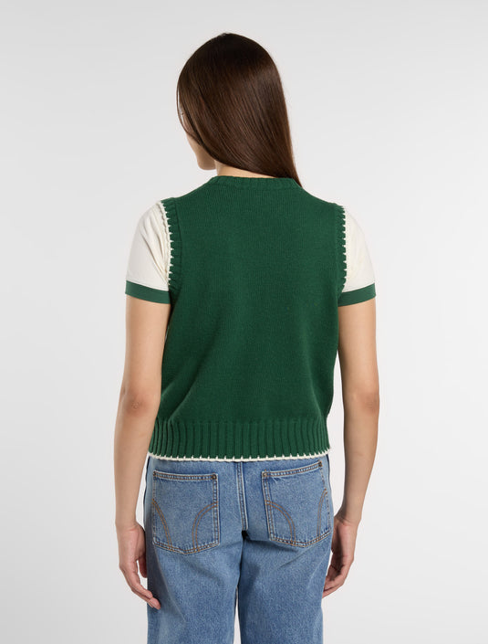 Dickies Women's Slayden Jumper Vest Pine DK0A87P2PIN