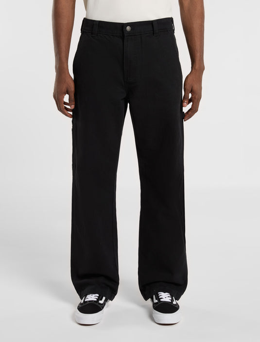 Dickies Men's Regular Canvas Carpenter Pants Black DK0A87PDBLK
