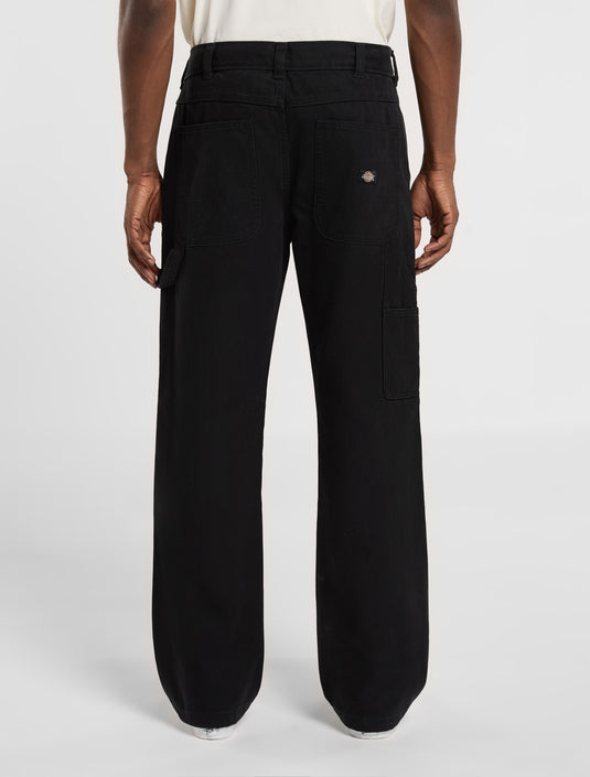 Dickies Men's Regular Canvas Carpenter Pants Black DK0A87PDBLK