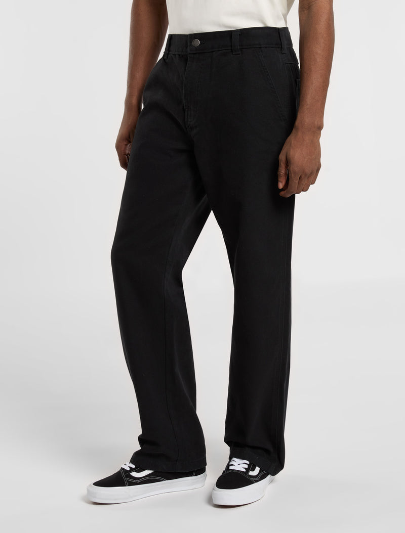 Load image into Gallery viewer, Dickies Men&#39;s Regular Canvas Carpenter Pants Black DK0A87PDBLK
