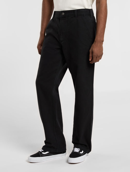 Dickies Men's Regular Canvas Carpenter Pants Black DK0A87PDBLK