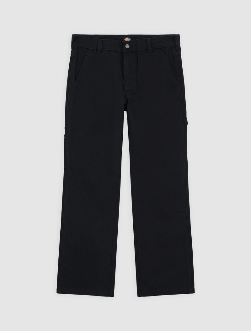 Load image into Gallery viewer, Dickies Men&#39;s Regular Canvas Carpenter Pants Black DK0A87PDBLK
