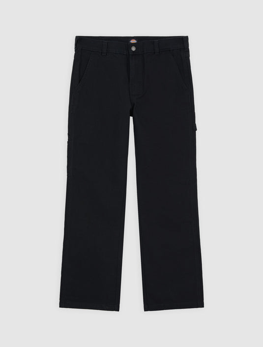 Dickies Men's Regular Canvas Carpenter Pants Black DK0A87PDBLK