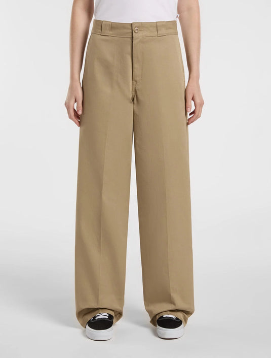 Dickies Women's 247 Loose Fit Work Pants Sand DK0A87PL0DS