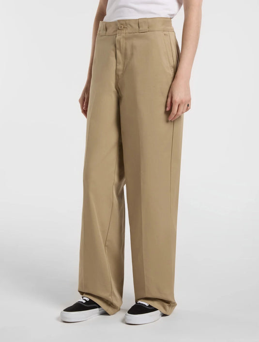 Dickies Women's 247 Loose Fit Work Pants Sand DK0A87PL0DS