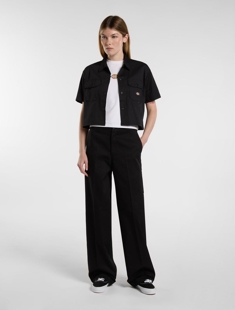 Load image into Gallery viewer, Dickies Women&#39;s 247 Loose Fit Work Pants Black DK0A87PLBLK
