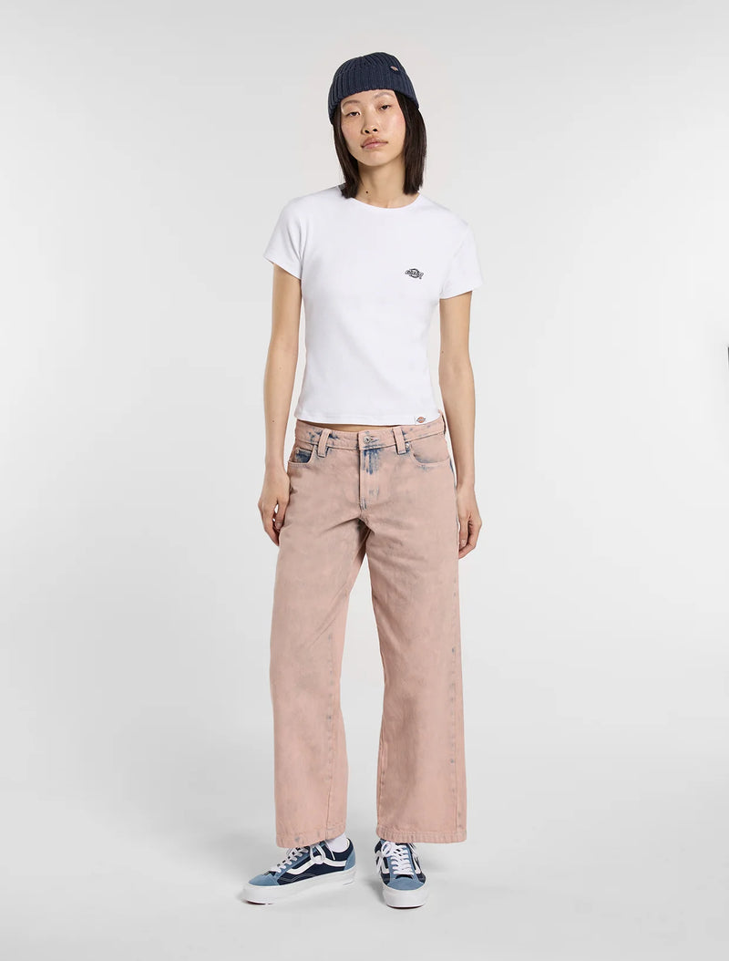 Load image into Gallery viewer, Dickies Women's Gladeville Mid Weight T-Shirt White DK0A87QB0WH1
