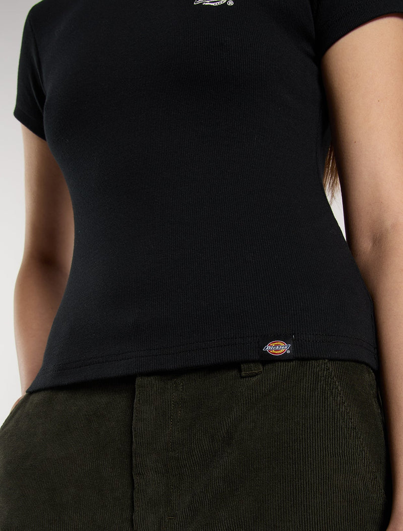 Load image into Gallery viewer, Dickies Women's Gladeville Mid Weight T-Shirt Black DK0A87QBBLK1
