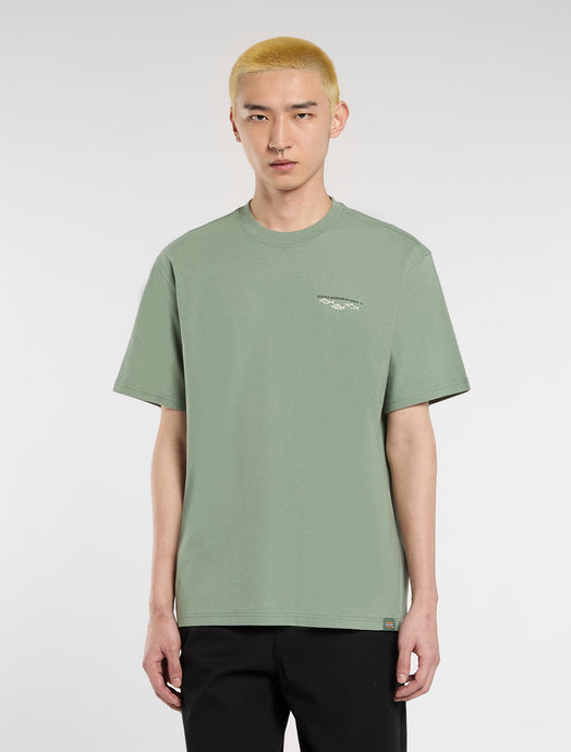 Dickies Men's Laryville Mid Weight T-shirt Olive Green DK0A87QGL191