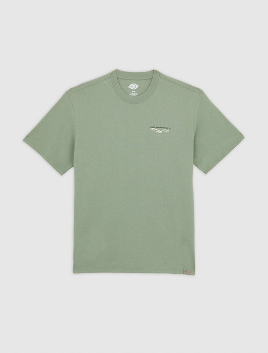 Dickies Men's Laryville Mid Weight T-shirt Olive Green DK0A87QGL191