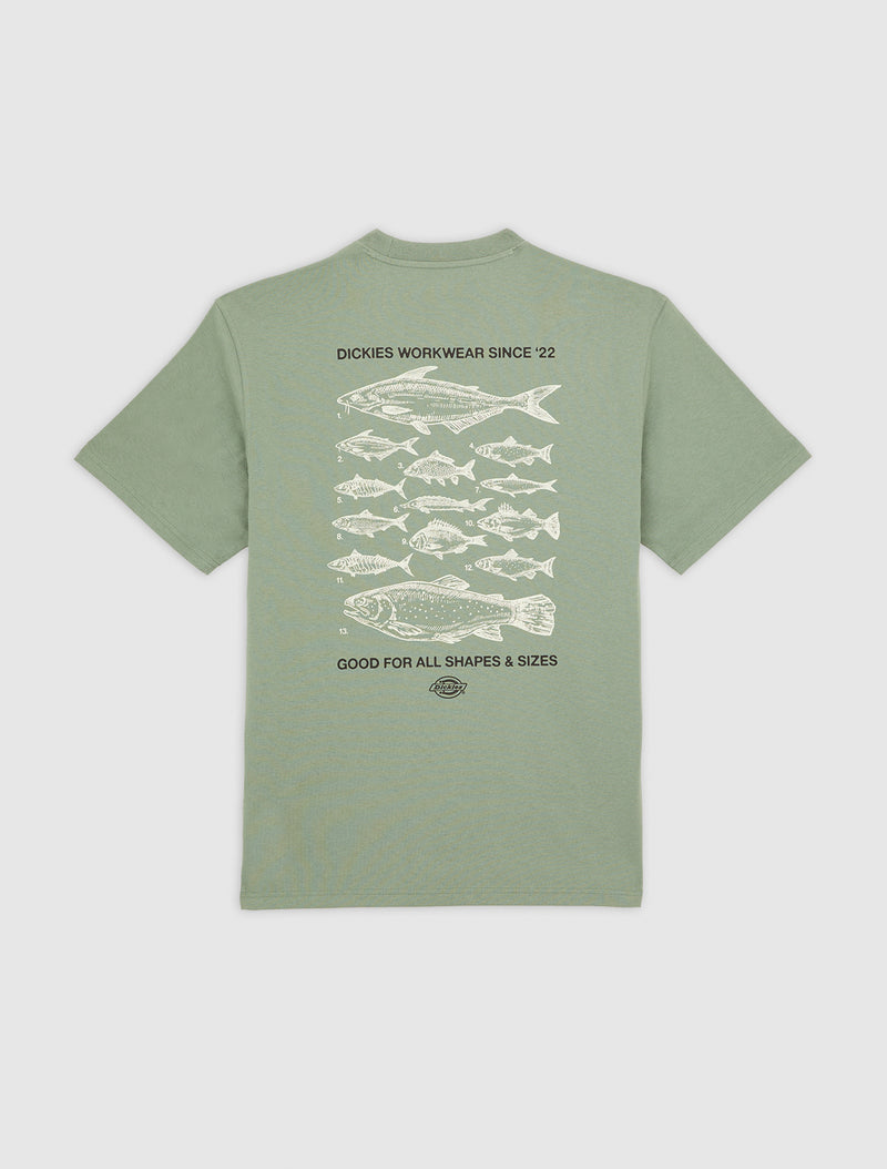 Load image into Gallery viewer, Dickies Men&#39;s Laryville Mid Weight T-shirt Olive Green DK0A87QGL191

