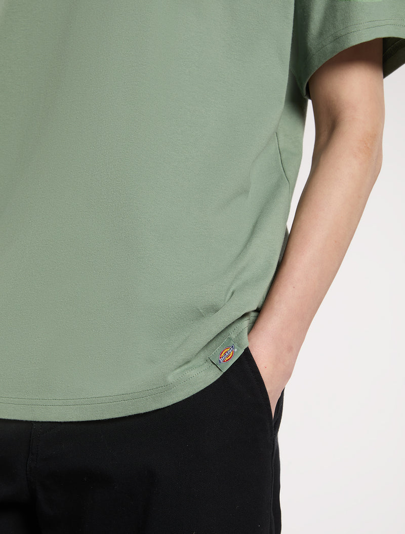 Load image into Gallery viewer, Dickies Men&#39;s Laryville Mid Weight T-shirt Olive Green DK0A87QGL191
