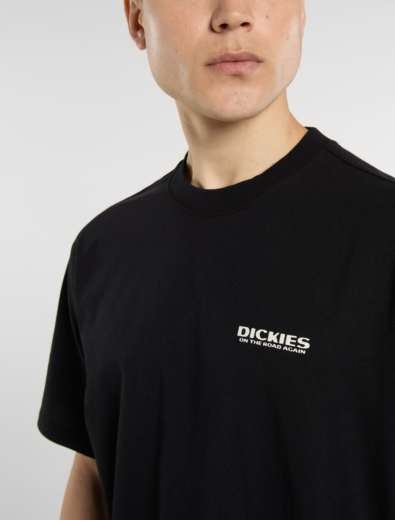 Load image into Gallery viewer, Dickies Men&#39;s Burns Light Weight T-shirt Black DK0A87QIBLK
