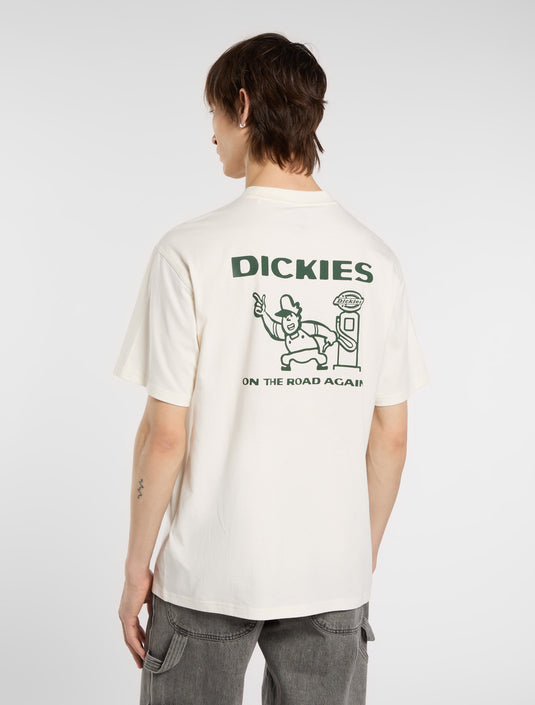 Dickies Men's Burns Light Weight T-shirt Beige DK0A87QIC481