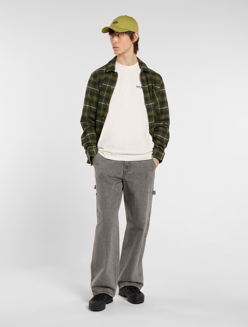 Load image into Gallery viewer, Dickies Men&#39;s Burns Light Weight T-shirt Beige DK0A87QIC481
